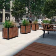 Cubic Living plantekasse m/hjul – ThermoWood® – 87×47×65,5 cm – 18354-4 DETAIL81426