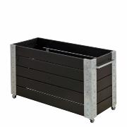 Cubic blomlåda m/hjul – 120×50×70 cm – svart – 18262-15 DETAIL81173