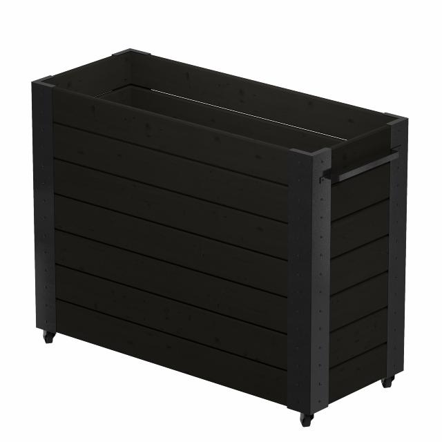 Cubic blomlåda m/hjul - 120×50×95 cm