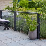 Stahlspalier – 90×140 cm – m/Kanten – 961723 DETAIL87228