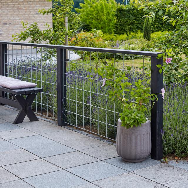 Stahlspalier – 90×140 cm – m/Kanten – 961723 DETAIL87228