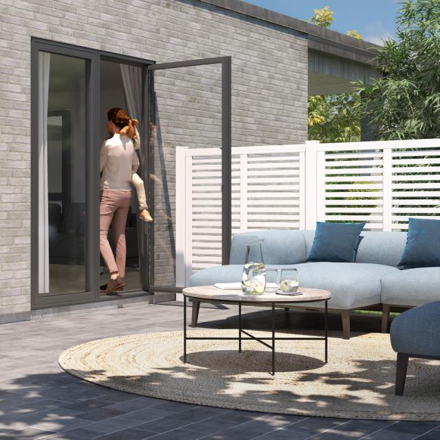 Harmoni grejde - 120×140 cm - hvit - 17367-13 DETAIL81457