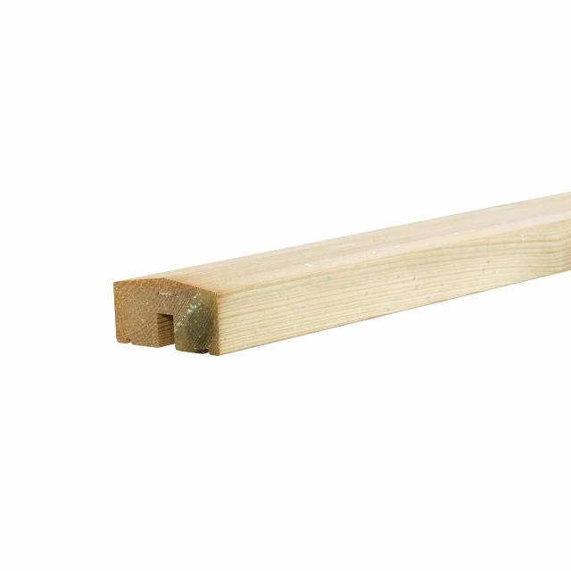 PLUS Klink/Plank mellom/toppavslutning - lengde 174 cm - PEFC