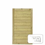 PLUS Klink enkeltport - 100×163 cm - trykkimpregnert - PEFC - inkl. beslag - 277840-1 DETAIL81713