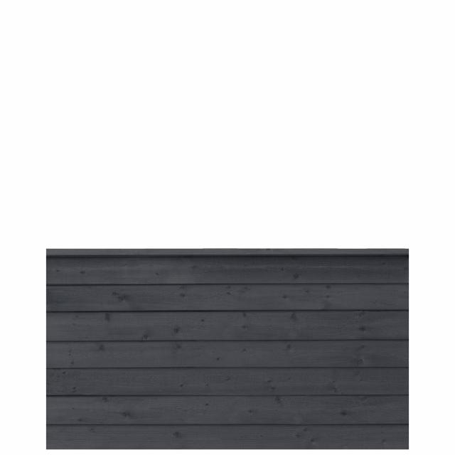 PLUS Klink profilgjerde - 174×91 cm - svart - PEFC