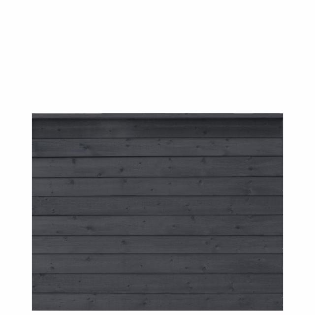 PLUS Klink profilgjerde - 174×129 cm - svart - PEFC