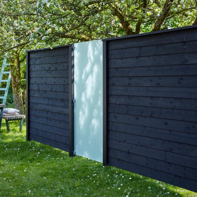 PLUS Klink profilstaket - 174×166 cm - svart - PEFC - 27794-15 DETAIL82805