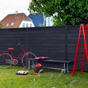 PLUS Klink profilstaket - 174×166 cm - svart - PEFC - 27794-15 DETAIL82803