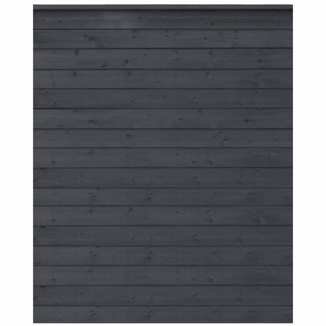 PLUS Klink profilgjerde - 174×203 cm - svart - PEFC