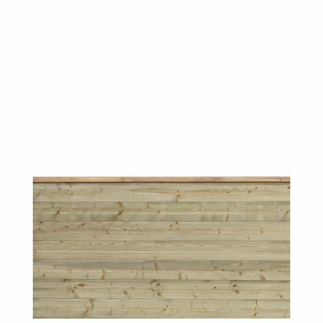 PLUS Plank profilgjerde - 174×91 cm - trykkimpregnert - PEFC