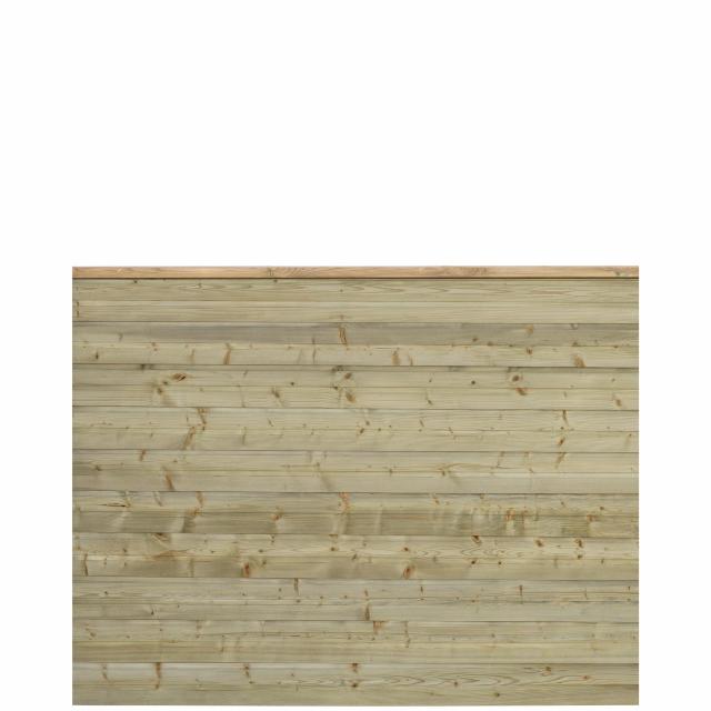 PLUS Plank profilgjerde - 174×129 cm - trykkimpregnert - PEFC