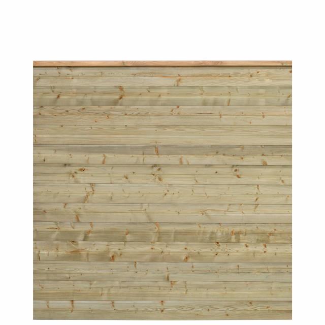 PLUS Plank profilgjerde - 174×166 cm - trykkimpregnert - PEFC