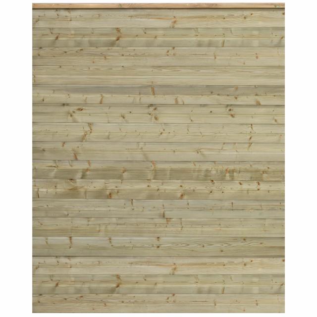 PLUS Plank profilgjerde - 174×203 cm - trykkimpregnert - PEFC