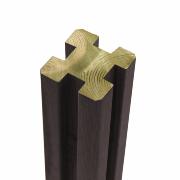 Verleimter Profilpfosten m/4 Nuten - 9×9×298 cm - 17770-15 DETAIL81364