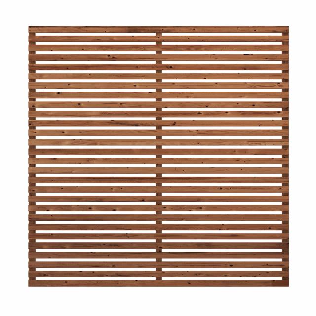 Tokyo gjerde - 180×180 cm - ThermoWood®