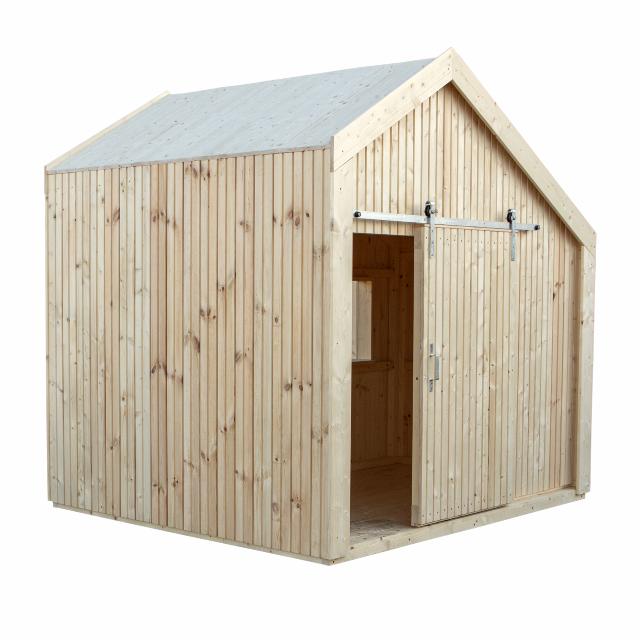 Cozy lekehus – 184×208 cm m/benk – ubehandlet – inkl. takpapp/aluminiumslister – 167350-1 DETAIL82044