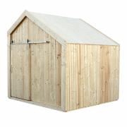 Cozy lekehus – 184×208 cm m/benk – ubehandlet – inkl. takpapp/aluminiumslister – 167350-1 DETAIL82045