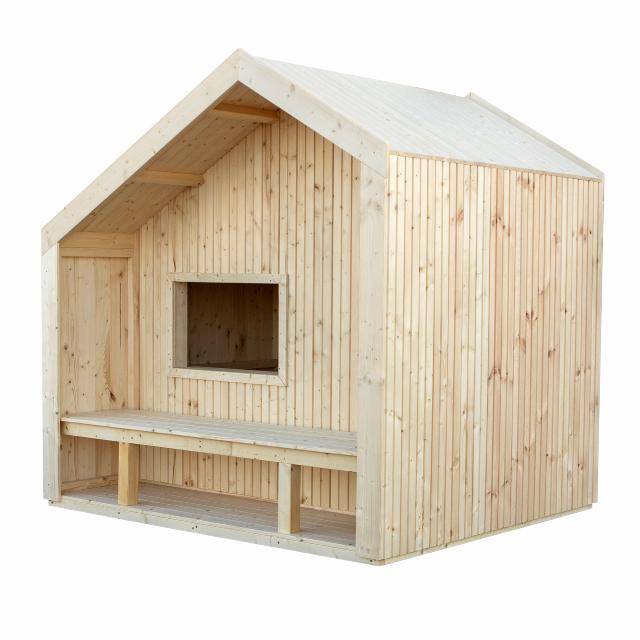 Cozy lekehus – 184×208 cm m/benk – ubehandlet – inkl. takpapp/aluminiumslister – 167350-1 DETAIL82046