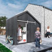 Cozy lekehus – 184×208 cm m/benk – ubehandlet – inkl. takpapp/aluminiumslister – 167350-1 DETAIL81210