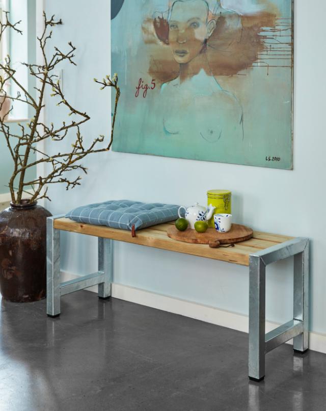 Café plankebenk - 127 cm - trykkimpregnert – 185560-1 DETAIL2091