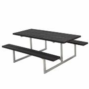 Basic bord/bänkset – 177 cm – RePlast – svart – 185810-25 ImportedDETAIL178
