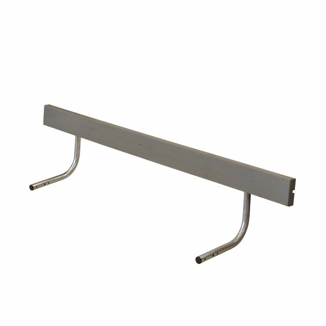 Ryggstöd för Classic bord/bänkset - 177 cm - gråbrun