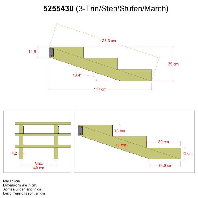 19º Treppenwangen 3 Stufen mit Beschlag – Stufentiefe 39 cm – 5255430 DETAIL80027