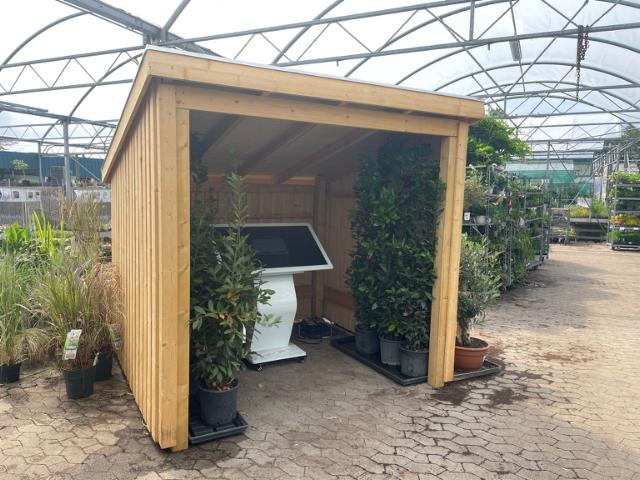 Nordic Cykelskur 5 m² ubehandlet
