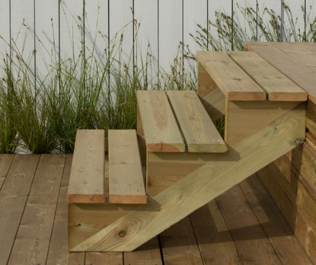 34,2° Holz-Treppenwangen 3-stufig mit Beschlag - Stufentiefe 25 cm - 5462260 DETAIL78855