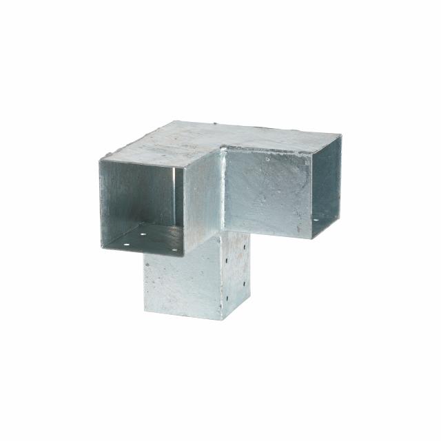 Cubic Hörnbeslag dubbelt - till 9x9 cm stolper